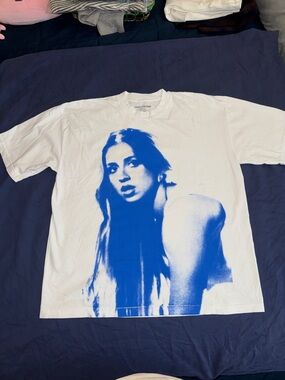 Tate McRae MPWT 2025 White T-Shirt w/ Tour Stops